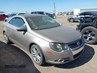 2009 Volkswagen Eos Lux with VIN WVWFA71FX9V024731, listed as a IAAI auction lot 42047754 with 112,942 mi miles and . Bid and sale history available at DreamBid. Image 1.