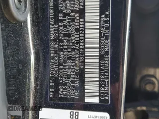 2019 Toyota Avalon XLE z VIN 4T1BZ1FB8KU023868, wystawiony jako Copart lot #50277205 z przebiegiem 102 011 mil mil oraz Szkoda całkowita • Salvage title. Historia ofert i sprzedaży dostępna na DreamBid. Obrazek 14.