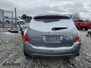 2005 Nissan Murano SL with VIN JN8AZ08WX5W444787, listed as a Copart auction lot 84451634 with 176,263 mi miles and Salvage Title. Bid and sale history available at carsss.com. Image 6.