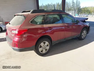 2015 Subaru Outback 2.5i with VIN 4S4BSAAC7F3205514, listed as a IAAI auction lot 42034476 with 143,088 mi miles. Bid and sale history available at carsss.com. Image 4.
