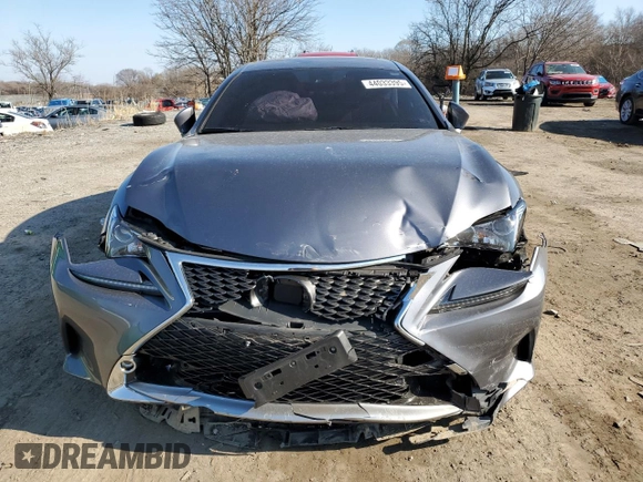 2018 Lexus RC 300 with VIN JTHS85BC8J5004516, listed as a Copart auction lot 44033395 with 63,537 mi miles and Salvage title. Bid and sale history available at DreamBid. Image 5.
