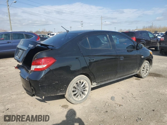 2019 Mitsubishi Mirage G4 ES with VIN ML32F3FJ1KHF08383, listed as a Copart auction lot 46197283 with 41,425 mi miles. Bid and sale history available at carsss.com. Image 3.