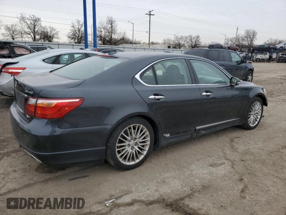 2011 Lexus LS 460 z VIN JTHBL5EF4B5103792, wystawiony jako Copart lot #42876635 z przebiegiem 127 906 mil mil oraz Szkoda całkowita • Salvage title. Historia ofert i sprzedaży dostępna na DreamBid. Obrazek 3.