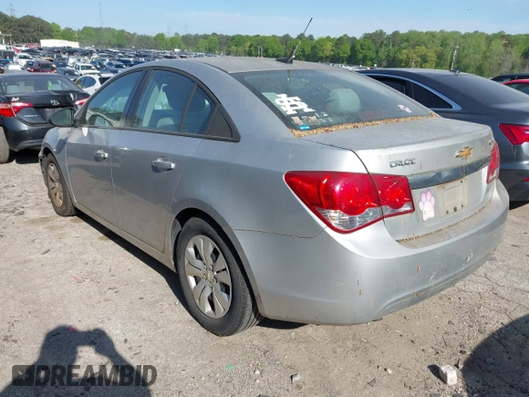 2014 Chevrolet Cruze LS with VIN 1G1PA5SH1E7377102, listed as a IAAI auction lot 41947131 with 169,131 mi miles. Bid and sale history available at carsss.com. Image 3.