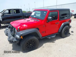2022 Jeep Wrangler Sport with VIN 1C4GJXAG3NW195967, listed as a IAAI auction lot 42265207 with 41,220 mi miles and . Bid and sale history available at DreamBid. Image 20.