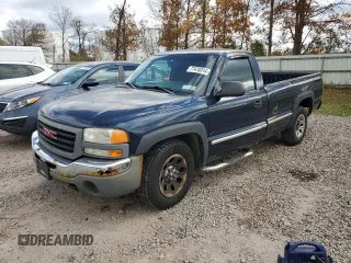 2006 GMC Sierra 1500 Work Truck z VIN 3GTEC14X36G200322, wystawiony jako Copart lot #77476314 z przebiegiem 128 768 mil mil oraz Czysty tytuł • Clean title. Historia ofert i sprzedaży dostępna na DreamBid. Obrazek 1.