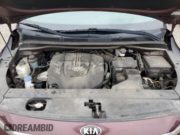 2017 Kia Sedona LX with VIN KNDMB5C11H6219569, listed as a Copart auction lot 50744505 with 89,579 mi miles and Salvage Title. Bid and sale history available at carsss.com. Image 12.