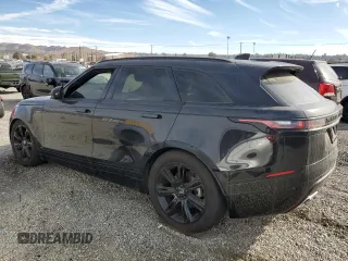 2019 Land Rover Range Rover Velar R-Dynamic SE with VIN SALYL2FVXKA219126, listed as a Copart auction lot 43652525 with 45,969 mi miles and Salvage title. Bid and sale history available at DreamBid. Image 2.