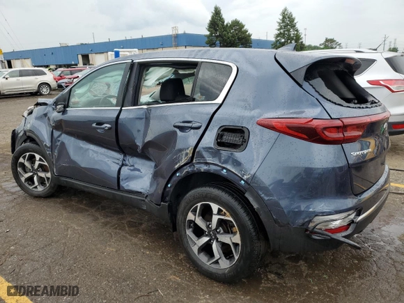 2020 Kia Sportage LX with VIN KNDPM3AC4L7779301, listed as a Copart auction lot 60274384 with 27,820 mi miles and Non Repairable. Bid and sale history available at carsss.com. Image 2.