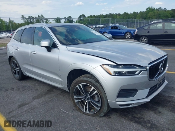 2020 Volvo XC60 Momentum with VIN YV4102RK0L1478564, listed as a IAAI auction lot 42159705 with 98,405 mi miles and . Bid and sale history available at DreamBid. Image 1.
