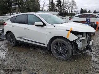 2020 Acura RDX w/A-Spec Pkg with VIN 5J8TC2H66LL033825, listed as a Copart auction lot 50232085 with 36,482 mi miles and Salvage Title. Bid and sale history available at carsss.com. Image 4.