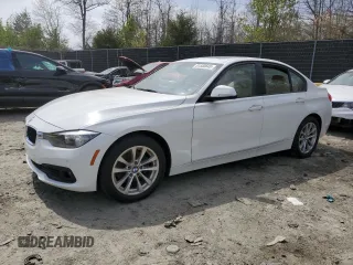 2017 BMW 3 Series 320i with VIN WBA8E1G52HNU14131, listed as a Copart auction lot 51550645 with 0 mi miles and Clean Title. Bid and sale history available at carsss.com. Image 1.