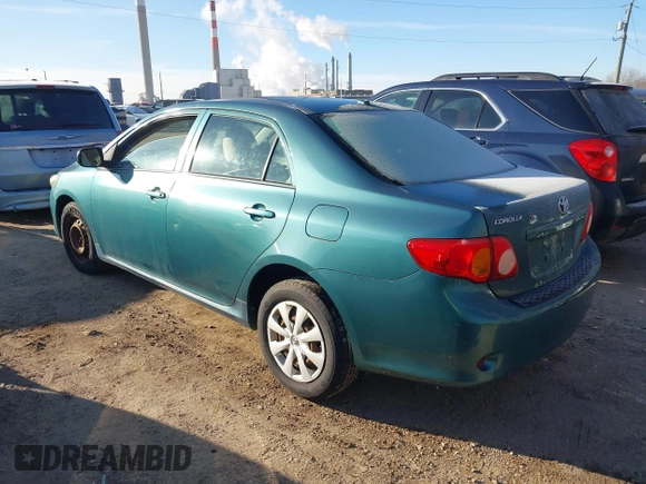 2009 Toyota Corolla with VIN 1NXBU40E19Z126367, listed as a IAAI auction lot 41551337 with 96,283 mi miles. Bid and sale history available at carsss.com. Image 3.