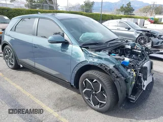 2024 Hyundai Ioniq 5 SE z VIN KM8KM4DE3RU335734, wystawiony jako IAAI lot #41657647 z przebiegiem 445 mil mil oraz . Historia ofert i sprzedaży dostępna na DreamBid. Obrazek 1.