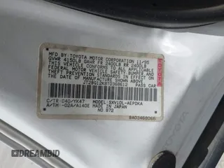 1996 Toyota Camry DX z VIN JT2BG12K8T0368612, wystawiony jako IAAI lot #42248750 z przebiegiem 122 237 mil mil oraz . Historia ofert i sprzedaży dostępna na DreamBid. Obrazek 9.