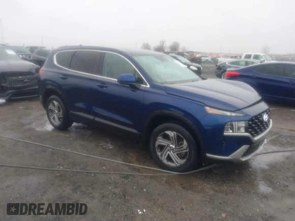 2022 Hyundai Santa Fe SE z VIN 5NMS14AJ8NH406846, wystawiony jako IAAI lot #41588202 z przebiegiem 34 006 mil mil oraz . Historia ofert i sprzedaży dostępna na DreamBid. Obrazek 1.