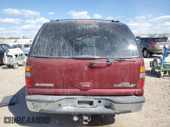 2002 Chevrolet Tahoe LT with VIN 1GNEK13Z82R245652, listed as a Copart auction lot 71496024 with 155,869 mi miles and Salvage Title. Bid and sale history available at carsss.com. Image 6.