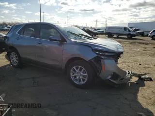 2024 Chevrolet Equinox LT with VIN 3GNAXKEG8RS104153, listed as a Copart auction lot 50540185 with 16,455 mi miles and Non Repairable. Bid and sale history available at DreamBid. Image 4.