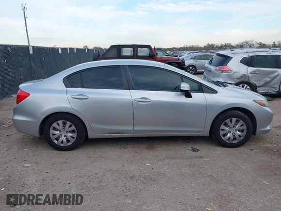 2012 Honda Civic LX z VIN 19XFB2F50CE009909, wystawiony jako IAAI lot #41049186 z przebiegiem 177 356 mil mil oraz . Historia ofert i sprzedaży dostępna na DreamBid. Obrazek 13.