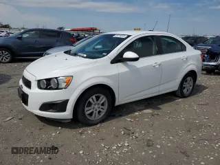 2015 Chevrolet Sonic LT with VIN 1G1JC5SH3F4150318, listed as a Copart auction lot 53275075 with 117,402 mi miles and Salvage Title. Bid and sale history available at DreamBid. Image 1.