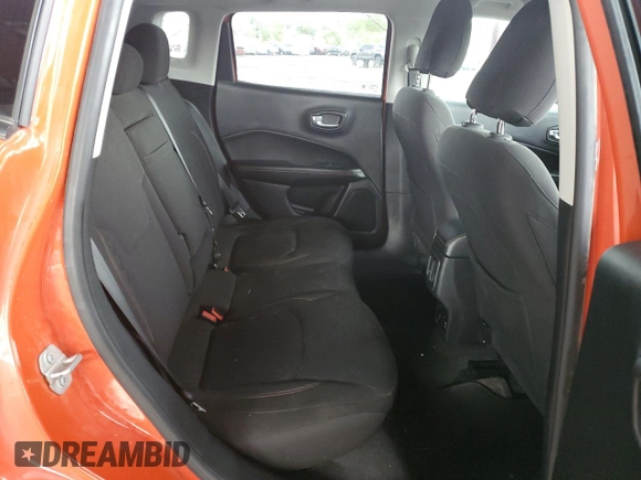 2018 Jeep Compass Sport with VIN 3C4NJCAB3JT123574, listed as a Copart auction lot 72248734 with 88,990 mi miles and Salvage title. Bid and sale history available at DreamBid. Image 11.