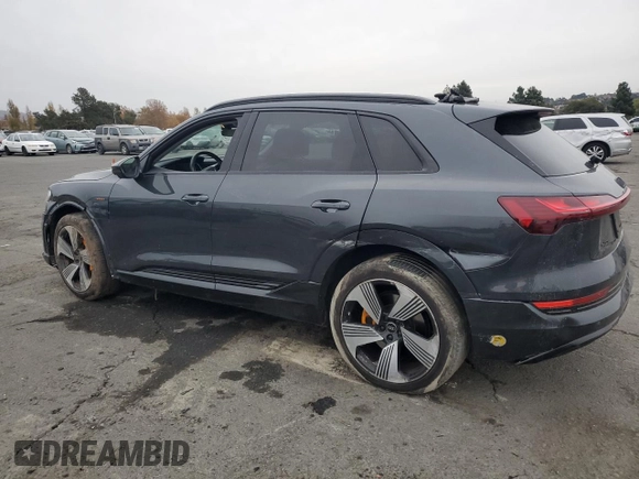 2022 Audi e-tron Premium Plus with VIN WA1LABGEXNB032371, listed as a Copart auction lot 81753974 with Not provided miles and Salvage title. Bid and sale history available at DreamBid. Image 2.