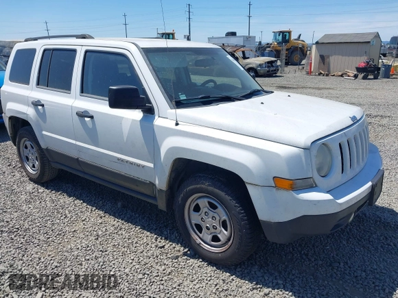 2014 Jeep Patriot Sport with VIN 1C4NJPBA6ED511990, listed as a IAAI auction lot 42644248 with 113,296 mi miles and . Bid and sale history available at DreamBid. Image 1.
