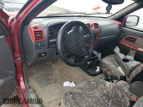 2005 GMC Canyon SLE Z71 with VIN 1GTDT196958121737, listed as a Copart auction lot 44645395 with 187,622 mi miles and Salvage Title. Bid and sale history available at carsss.com. Image 8.