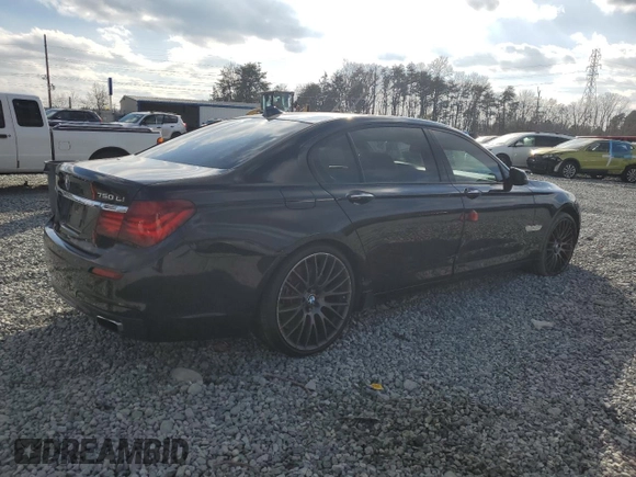 2015 BMW 7 Series 750Li with VIN WBAYE8C58FD782122, listed as a Copart auction lot 86204934 with 139,052 mi miles and Salvage Title. Bid and sale history available at carsss.com. Image 3.