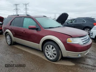 2008 Ford Taurus X Eddie Bauer with VIN 1FMDK08W98GA44730, listed as a Copart auction lot 43870555 with 67,340 mi miles and Clean title. Bid and sale history available at DreamBid. Image 4.