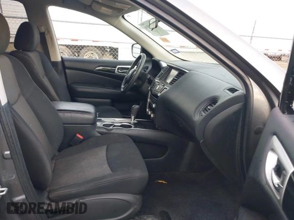 2020 Nissan Pathfinder S with VIN 5N1DR2AN9LC617344, listed as a IAAI auction lot 41368530 with 64,544 mi miles. Bid and sale history available at carsss.com. Image 5.