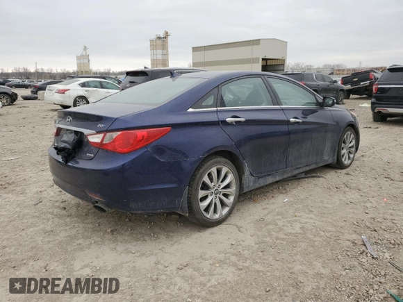 2011 Hyundai Sonata SE with VIN 5NPEC4ABXBH209370, listed as a Copart auction lot 48821155 with 135,729 mi miles and Salvage Title. Bid and sale history available at carsss.com. Image 3.