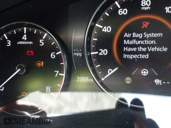 2024 Mazda CX-30 Premium Plus with VIN 3MVDMBEY1RM720111, listed as a IAAI auction lot 42730412 with 3,988 mi miles and . Bid and sale history available at DreamBid. Image 16.