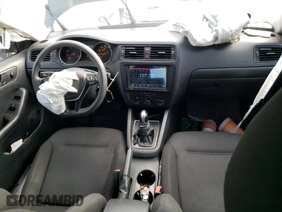 2015 Volkswagen Jetta S with VIN 3VW2K7AJ5FM414316, listed as a Copart auction lot 49685835 with 104,789 mi miles and Salvage title. Bid and sale history available at DreamBid. Image 8.