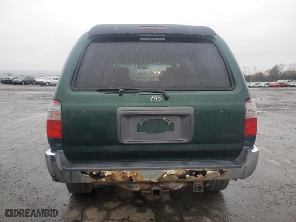 1999 Toyota 4Runner SR5 with VIN JT3HN86R4X0243155, listed as a Copart auction lot 50417865 with 234,627 mi miles and Clean Title. Bid and sale history available at carsss.com. Image 6.