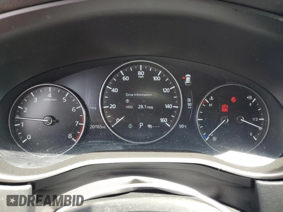 2024 Mazda CX-50 S Select with VIN 7MMVABAMXRN192642, listed as a Copart auction lot 54610595 with 20,165 mi miles and Salvage title. Bid and sale history available at DreamBid. Image 9.