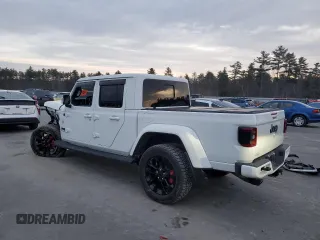 2022 Jeep Gladiator Overland with VIN 1C6HJTFG0NL139242, listed as a Copart auction lot 85191674 with 21,230 mi miles and Salvage title. Bid and sale history available at DreamBid. Image 2.