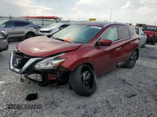 2016 Nissan Murano Platinum z VIN 5N1AZ2MH4GN153205, wystawiony jako Copart lot #69627624 z przebiegiem Nie podano mil oraz Szkoda całkowita • Salvage title. Historia ofert i sprzedaży dostępna na DreamBid. Obrazek 1.