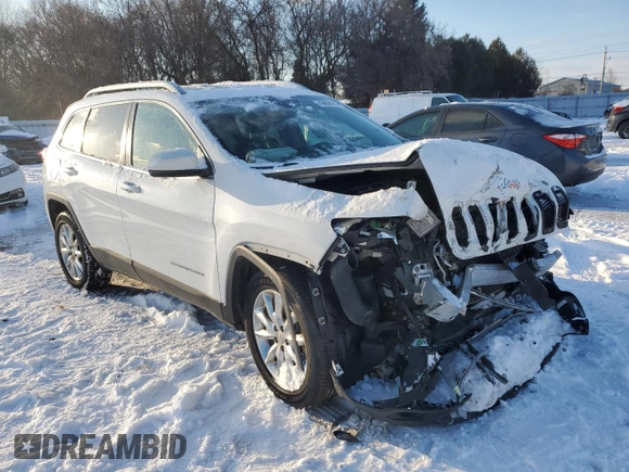2016 Jeep Cherokee Limited with VIN 1C4PJMDS0GW149773, listed as a Copart auction lot 43604975 with 218,685 mi miles and Salvage title. Bid and sale history available at DreamBid. Image 4.