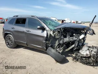 2020 Jeep Cherokee High Altitude with VIN 1C4PJLDN8LD561742, listed as a Copart auction lot 56984325 with Not provided miles and Salvage title. Bid and sale history available at DreamBid. Image 4.