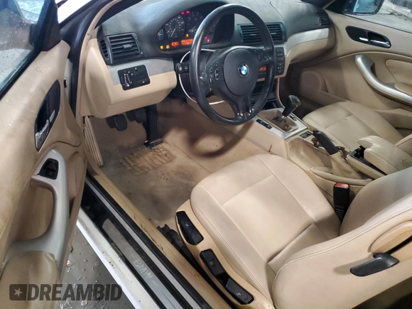 2002 BMW 3 Series 325Ci with VIN WBABN33472JW52750, listed as a Copart auction lot 79733074 with 188,991 mi miles and Salvage title. Bid and sale history available at DreamBid. Image 8.