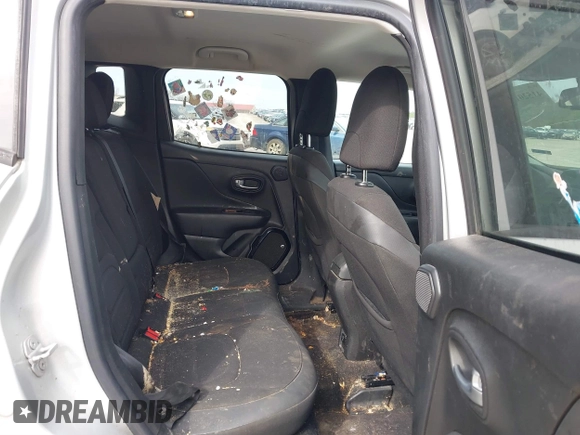 2017 Jeep Renegade Latitude with VIN ZACCJABB4HPG19706, listed as a IAAI auction lot 41520190 with 180,755 mi miles and . Bid and sale history available at DreamBid. Image 8.