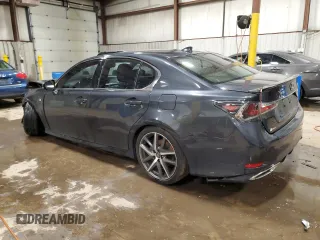 2018 Lexus GS with VIN JTHCZ1BL8JA009006, listed as a Copart auction lot 46248035 with 65,214 mi miles and Salvage Title. Bid and sale history available at carsss.com. Image 2.