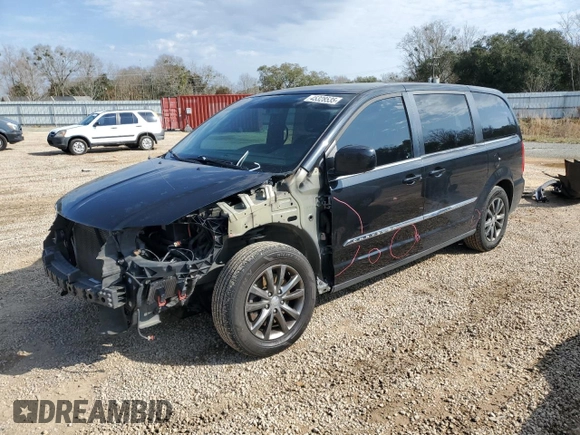 2016 Chrysler Town & Country S with VIN 2C4RC1HG4GR121622, listed as a Copart auction lot 45328535 with 158,144 mi miles and Salvage Title. Bid and sale history available at carsss.com. Image 1.
