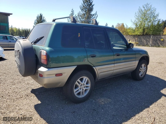 2000 Toyota RAV4 with VIN JT3HP10V0Y0229083, listed as a Copart auction lot 53837135 with 287,785 mi miles and Salvage Title. Bid and sale history available at carsss.com. Image 3.