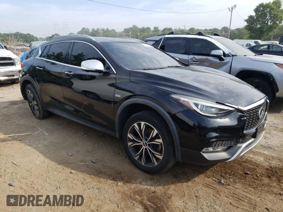 2018 Infiniti QX30 Premium with VIN SJKCH5CR1JA048158, listed as a Copart auction lot 61835984 with 88,782 mi miles and Salvage Title. Bid and sale history available at carsss.com. Image 4.