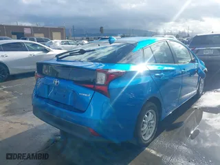2020 Toyota Prius L Eco with VIN JTDKARFU1L3111938, listed as a IAAI auction lot 41578853 with 117,641 mi miles. Bid and sale history available at carsss.com. Image 4.