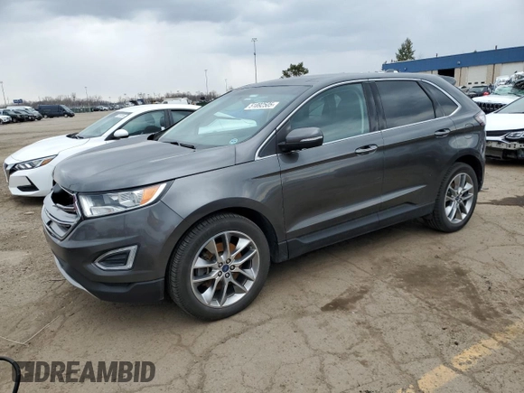 2015 Ford Edge Titanium with VIN 2FMTK4K80FBB05917, listed as a Copart auction lot 51892505 with 122,134 mi miles and Clean Title. Bid and sale history available at carsss.com. Image 1.