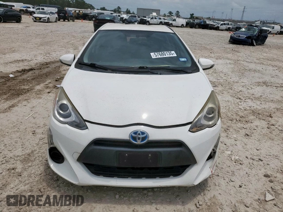 2015 Toyota Prius One z VIN JTDKDTB39F1578350, wystawiony jako Copart lot #57680135 z przebiegiem 128 973 mil mil oraz Czysty tytuł • Clean title. Historia ofert i sprzedaży dostępna na DreamBid. Obrazek 5.
