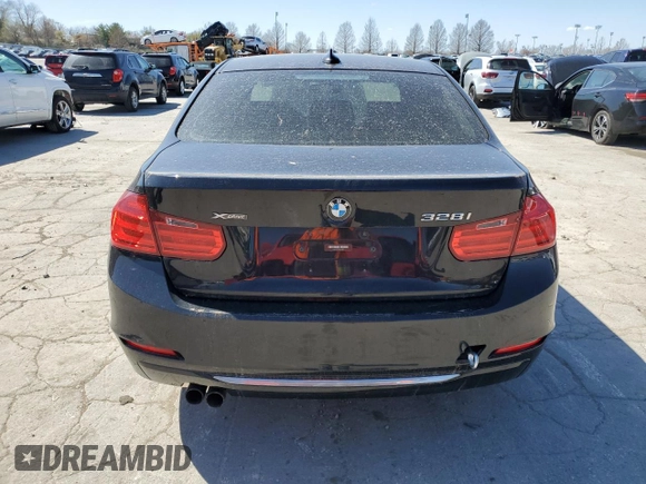 2013 BMW 3 Series 328i xDrive with VIN WBA3B5C59DF597919, listed as a Copart auction lot 50035665 with 105,883 mi miles and Salvage Title. Bid and sale history available at carsss.com. Image 6.